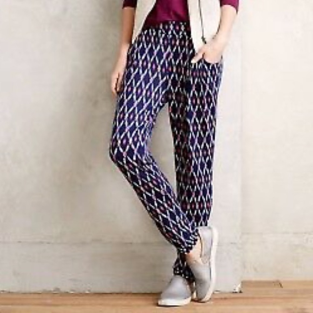 Anthropologie Print Joggers